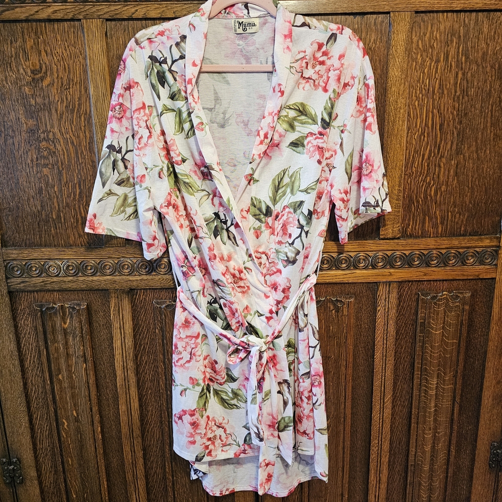 Show Me Your MuMu Floral Wrap Robe